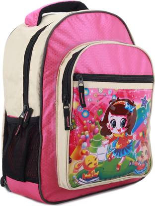SH Joy SB025 School Bag Pink (15 inches)