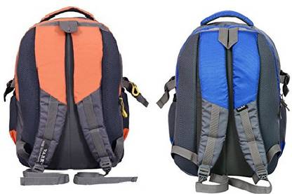 YARK Yark Amazing Backpack 38 Ltrs.(4706 Orange,Royalblue) - set of 2 Waterproof Backpack