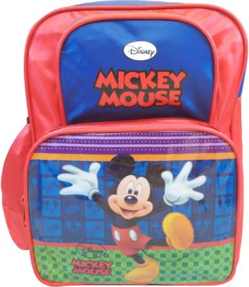 CSM Peppy Dancing Mickey Mouse School Bag (Assorted Colors) Waterproof Shoulder Bag