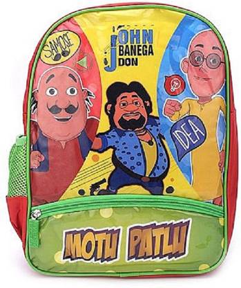Motu Patlu John Banega Don Print 18 Inch Motu Patlu John Banega Don Print School Bag - 18 Inch (Secondary 3rd Std Plus) School Bag