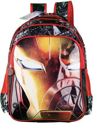 Iron Man Face (Primary 1st-4th Std) School Bag