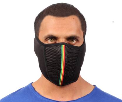 SUSHITO Black Bike Face Mask for Men