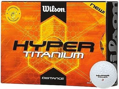 WILSON Hyper Titanium Distance Golf Ball