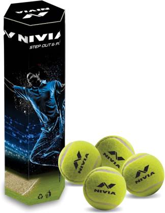 NIVIA Mid Weight Cricket Tennis Ball