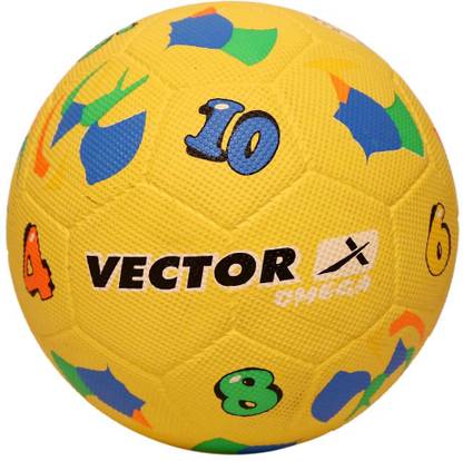 VECTOR X Omega 123 Rubber Moulded Football - Size: 3