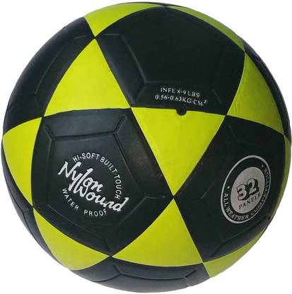 Nylon Wound Soccer Hi-Soft Built Touch Water Proof Football - Size: 5