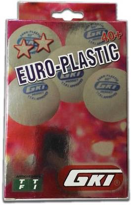 GKI Euro Plastic Table Tennis Ball
