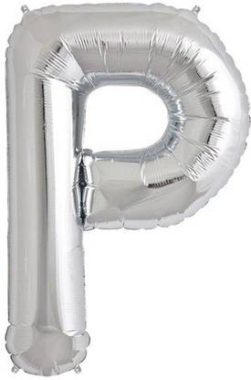 GrandShop Solid "P" Letter Foil Balloon