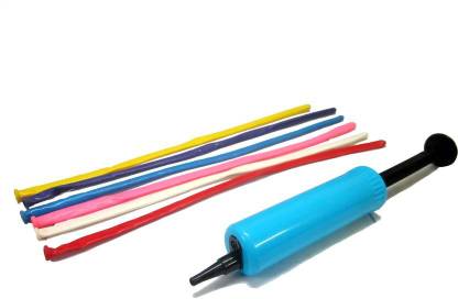 VT Solid V.T. Small Balloon Pump with Twist & Shape Balloons Balloon