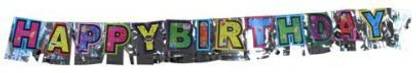 Smartcraft Paper Scroll-Happy Birthday letter Banner