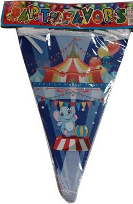 FUNCART Carnival Theme flag banner bunting Banner (4 ft, Pack of 1) Banner