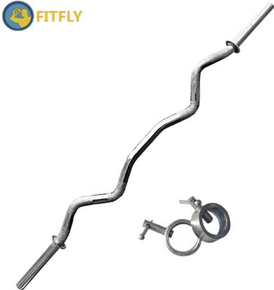 Fit Fly 3ft Curl Rod Weight Lifting Bar