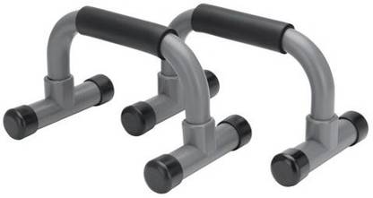 Sports Solutions Push Up Bar, Pair (Black & Grey) Push-up Bar