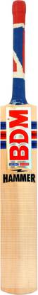 BDM Hammer Kashmir Willow Cricket  Bat For 12 - 14 Yrs