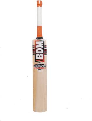BDM Admiral Jumbo English Willow Cricket  Bat For 15+ Yrs