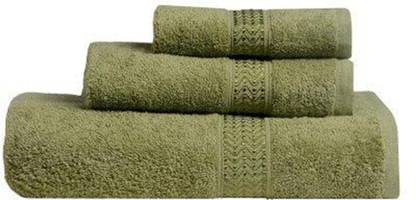 Welhome by Welspun 3 Piece Cotton Bath Linen Set