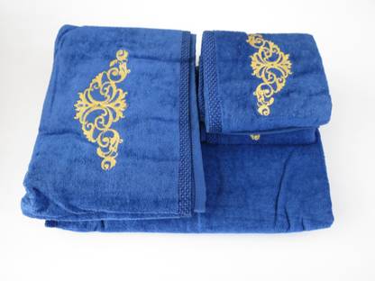 Bombay Dyeing 4 Piece Cotton Bath Linen Set