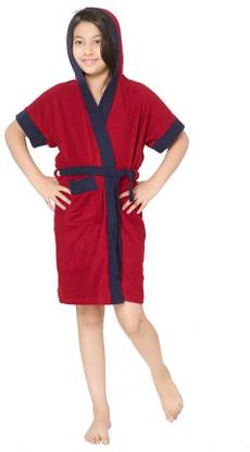 Sand Dune Red Free Size Bath Robe