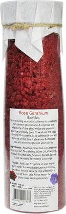 Soulflower Rose Geranium Ocean Mineral Bath Salt