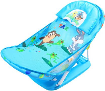 OLE BABY Looney Toons Seater Print Soft Fabric Cradle Baby Bather 0 to 6 months Baby Bath Seat