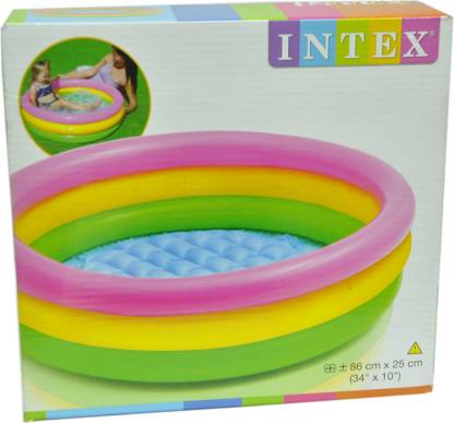 INTEX Water Tub Inflatable Pool 5ft Diameter Baby Bath Seat