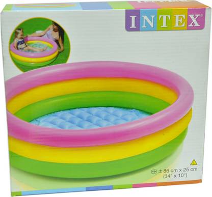 INTEX Water Tub Inflatable Pool 5ft Diameter Baby Bath Seat