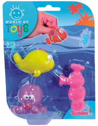 SIMBA World of Toys-Splash Sea Animals Bath Toy - World of Toys-Splash ...