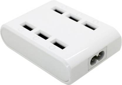 DIGITEK Multiport Mobile Charger with Detachable Cable