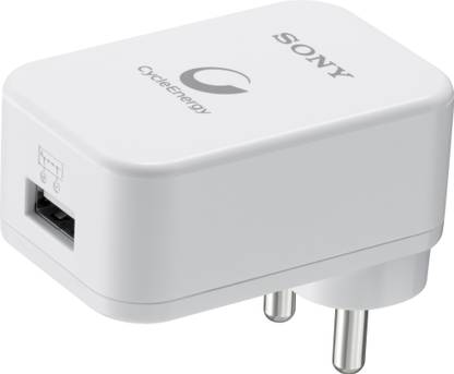 SONY 1 A Wall Charger for Mobile with Detachable Cable