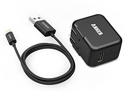 Anker Wall Charger for Tablet with Detachable Cable