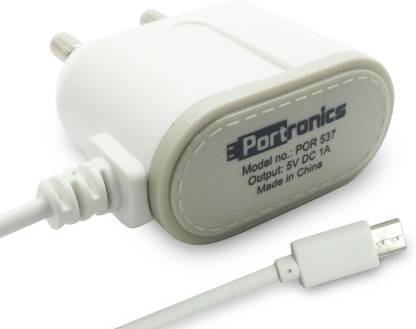 Portronics 1 A Mobile Charger