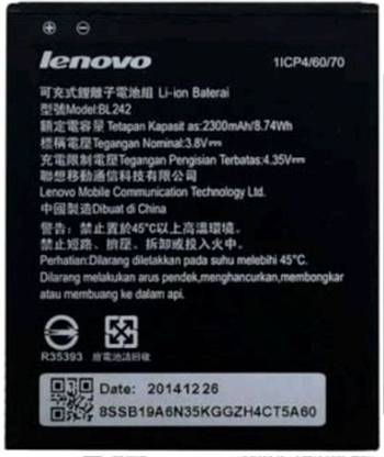 Lenovo Mobile Battery For  Lenovo A6000/A6000Plus