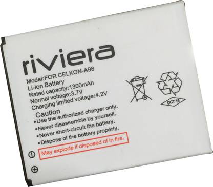 riviera Mobile Battery For  CELKON A98