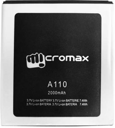 Micromax Mobile Battery For  Micromax A110 Canvas 2