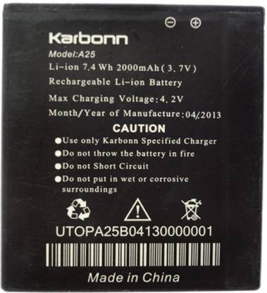 KARBONN Mobile Battery For  Karbonn A25