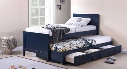 Urban Ladder Bering Trundle Solid Wood Single Drawer Bed
