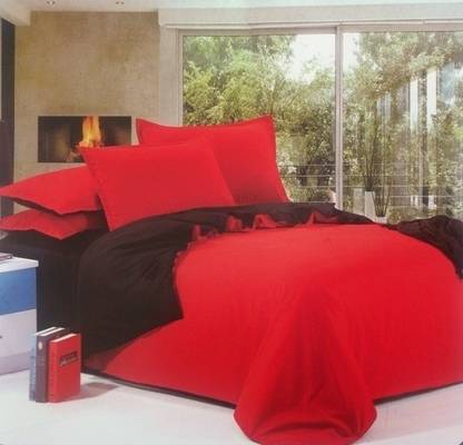 Dexim Double Florescent Color Polyester, Satin Queen Sized Bedding Set