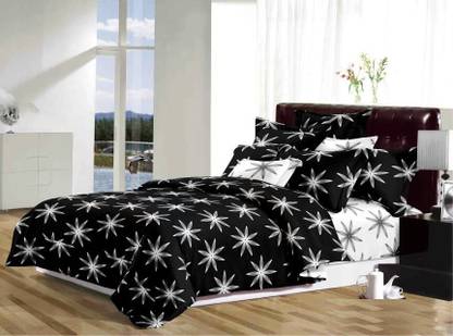 Dexim Polyester, Cotton Double King Sized Bedding Set
