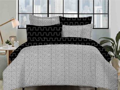 Dexim Polyester, Cotton Double King Sized Bedding Set