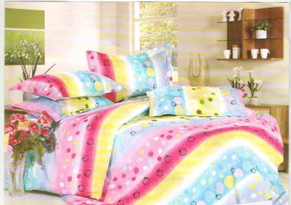 Valtellina Polycotton Queen Abstract Fitted (Elastic) Bedsheet