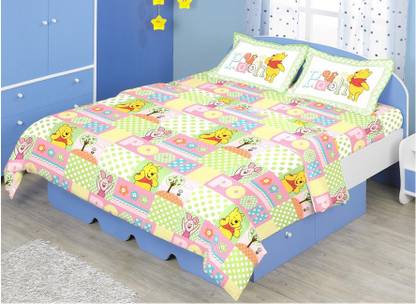 Bombay Dyeing 144 TC Cotton Double Cartoon Bedsheet