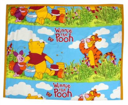 Winnie the Pooh Cotton Double Fitted (Elastic) Bedsheet