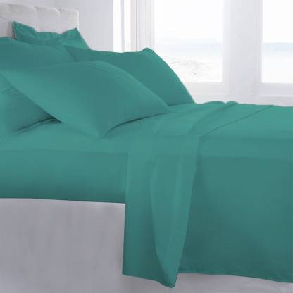 LNT 400 TC Cotton Queen Solid Bedsheet