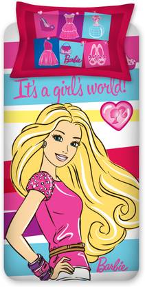 Bombay Dyeing Cotton Single Fitted & Flat Cartoon Bedsheet