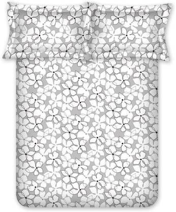 Bombay Dyeing Cotton Double Flat Abstract Bedsheet