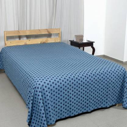 Ocean Collection Cotton Queen Flat 175 TC Printed Bedsheet