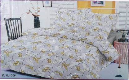 Sleepwell Cotton Double Floral Flat Bedsheet