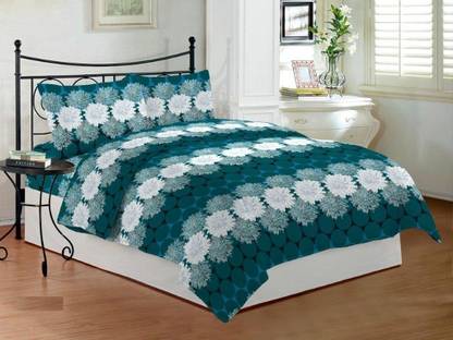 Bombay Dyeing 120 TC Polycotton Queen Abstract Flat Bedsheet