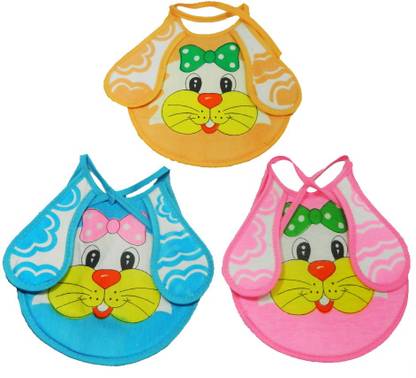 Crack4Deal Round Cat Bibs Small Set of 3