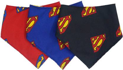 wobbly walk Set of 3 Superman Bandana Bib